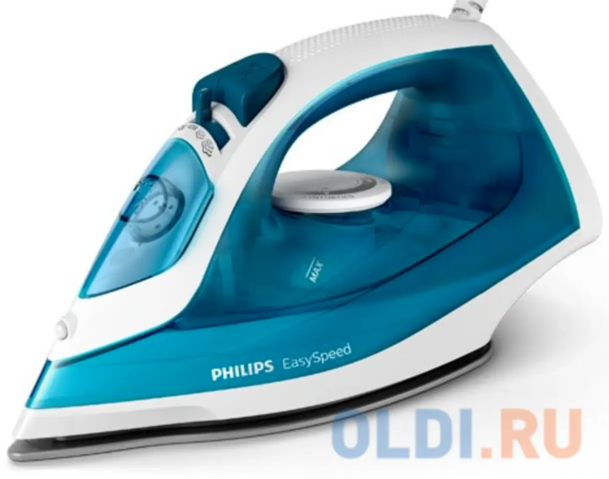 Утюг philips gc1750/20 2000вт голубой, фотография 1