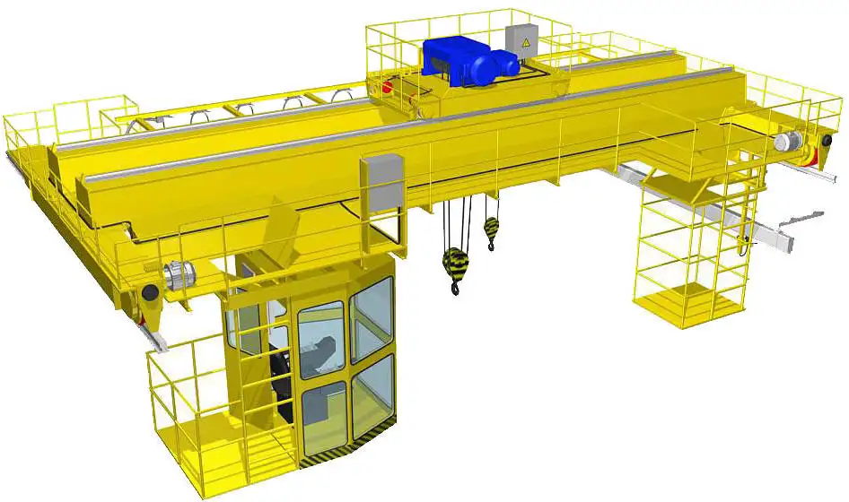 Мостовой кран двухбалочный от Power Crane, фотография 1