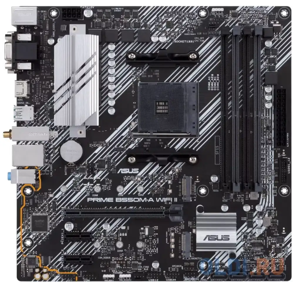Материнская плата asus prime b550m-a wifi ii, фотография 1