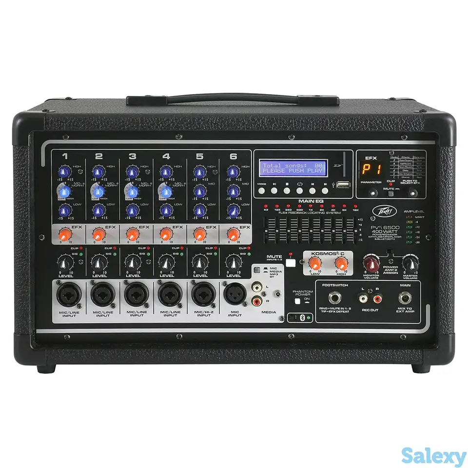 6-канальный активный микшерный пульт peavey pvi 6500, фотография 1