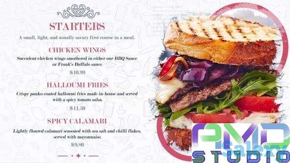 Заказать видеоролик для рекламы кафе или ресторана. Видеоменю. (FOOD_43), фотография 1