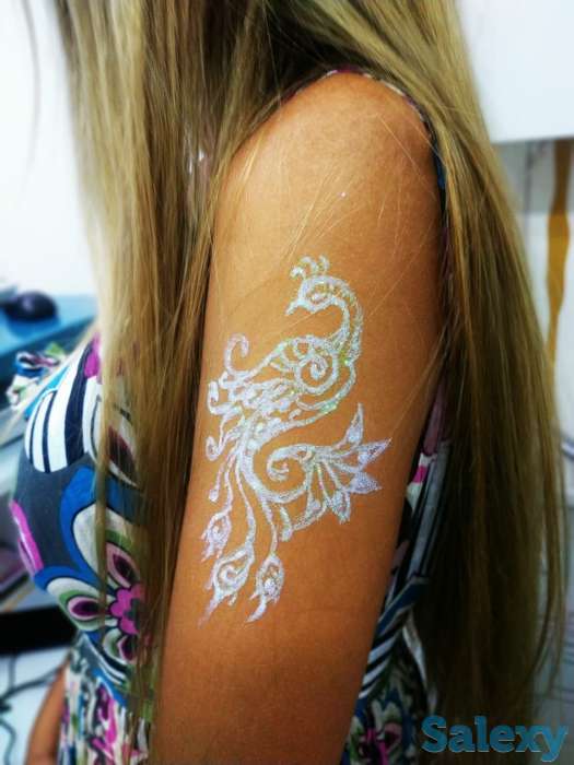 Роспись по телу хной, глитером.Свадебное мехенди,, фотография 11