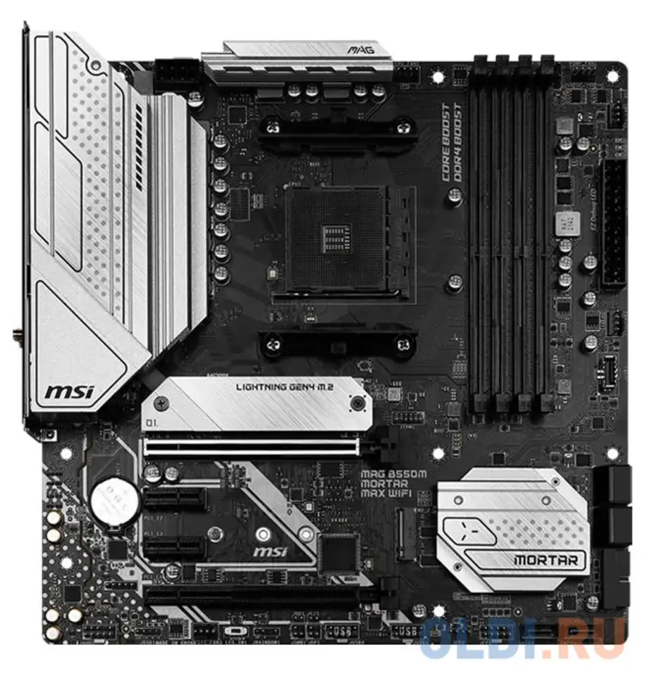 Материнская плата msi mag b550m mortar max wifi, фотография 1