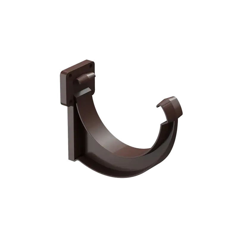 Держатель желоба кронштейн, крюк стальной; медный; ПВХ, фотография 1