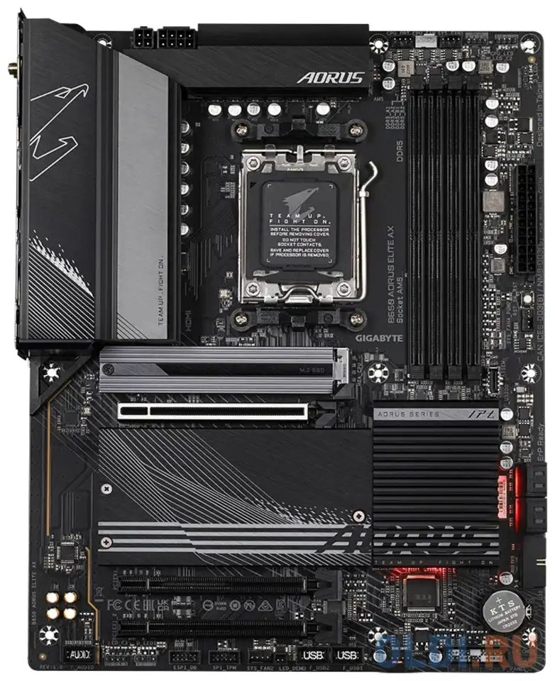 Материнская плата gigabyte b650 aorus elite ax, фотография 1