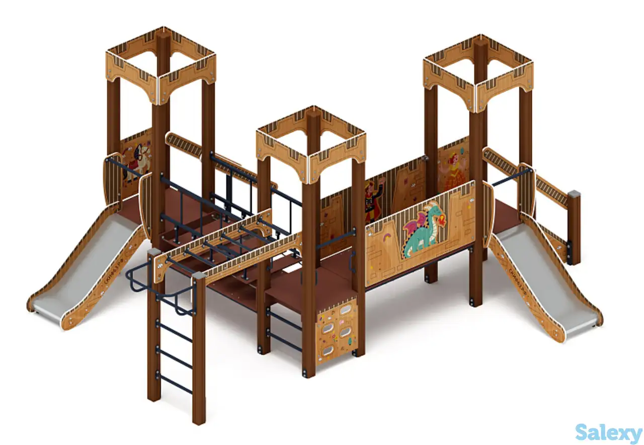 Королевство (картонное) - дик 1.15.08-12 - игровой комплекс h=750, фотография 1