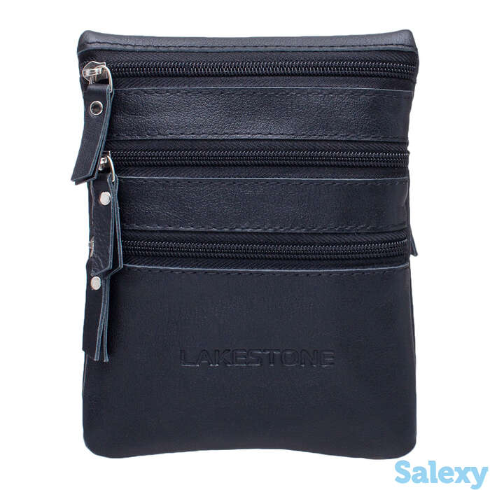 Небольшая мужская сумка через плечо wesley black, фотография 1