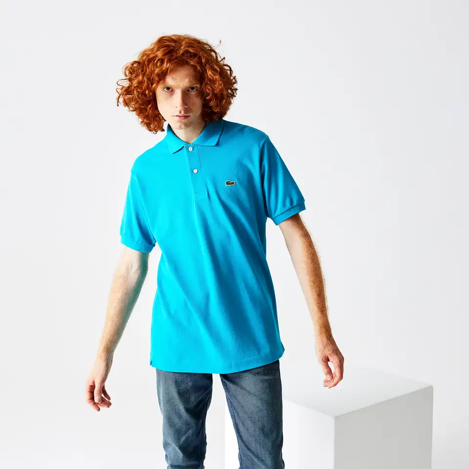 Мужское поло lacoste l1212 classic fit, фотография 1