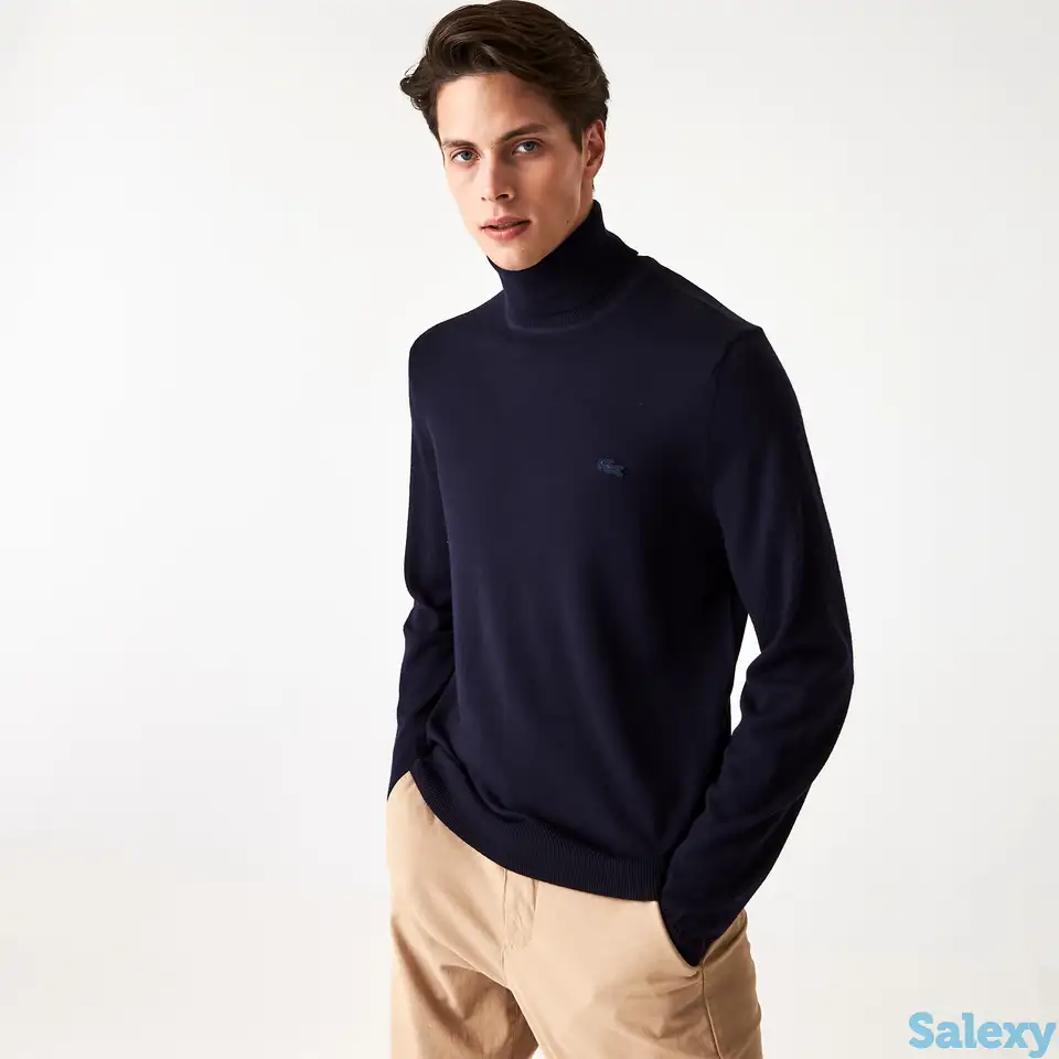 Мусжкой шерстяной свитер lacoste, фотография 1