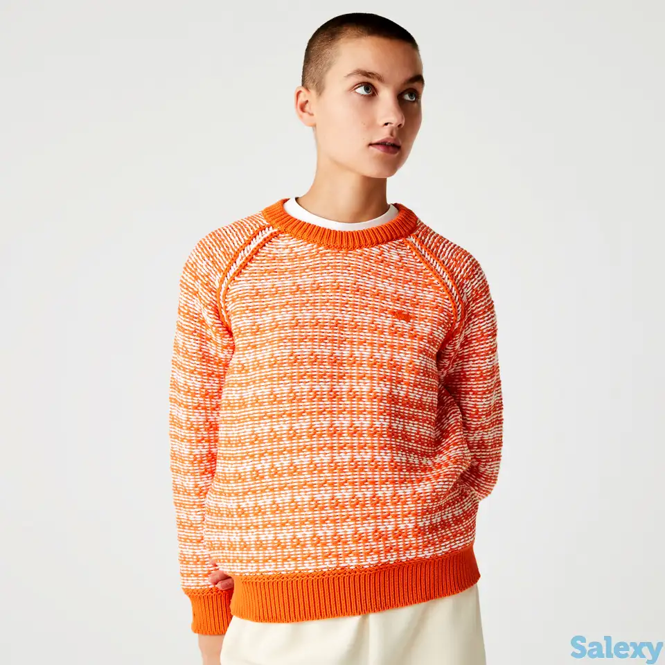 Женский свитер lacoste из органического хлопка, фотография 1