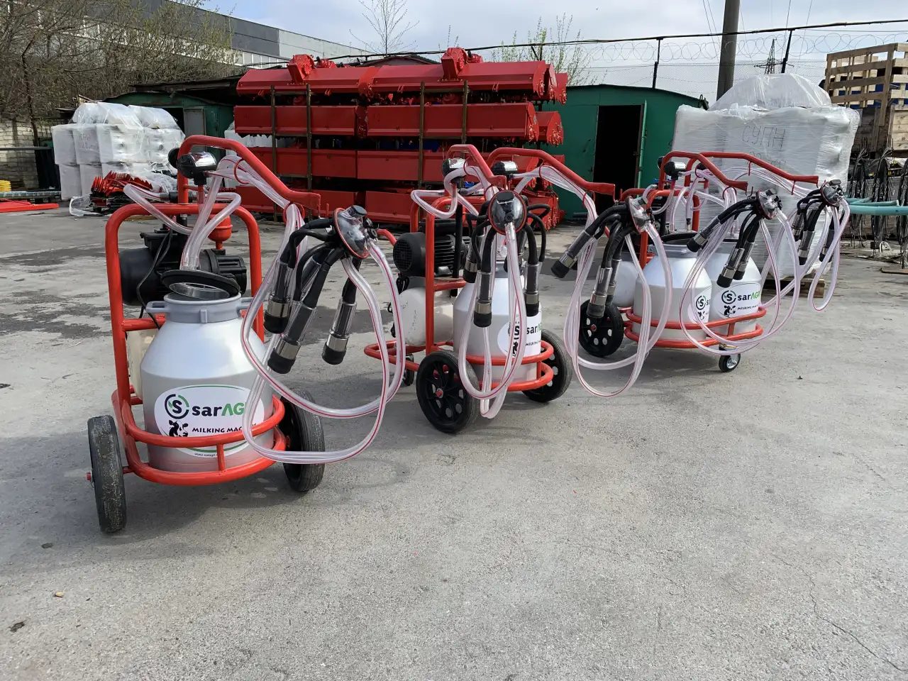 Доильный аппарат для коров сухого типа Турция, фотография 1