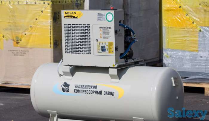 Компрессор винтовой ДЭН-5,5Ш-Р (250л) от ЧКЗ, фотография 1