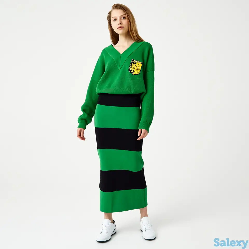 Женская юбка в полоску lacoste live, фотография 1
