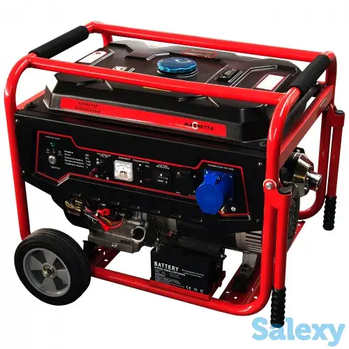 Magnetta, GFE8000, Бензиновый генератор 6 кВт, 220 В, фотография 1