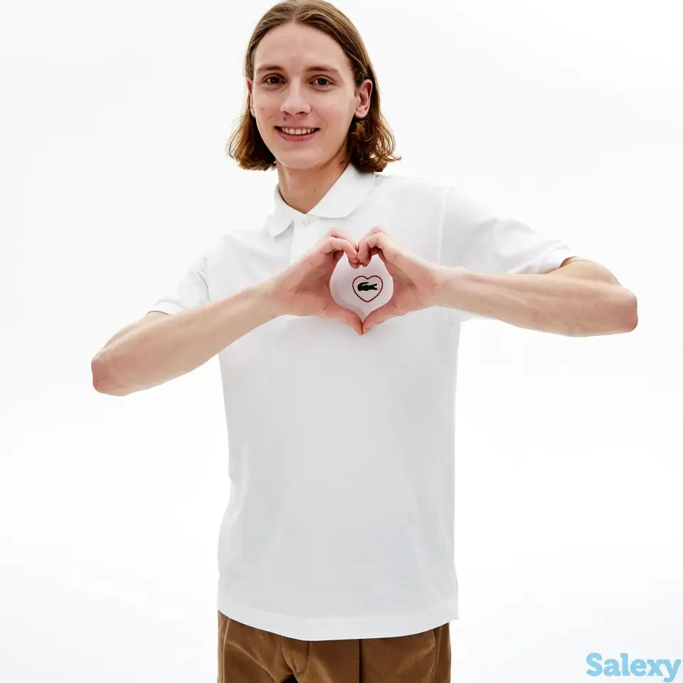 Мужское поло lacoste lacoste men's classic fit l.12.12, фотография 1