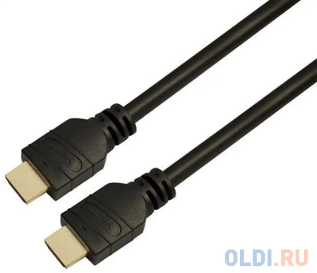 Кабель hdmi 0.5м lazso wh-111 круглый черный, фотография 1