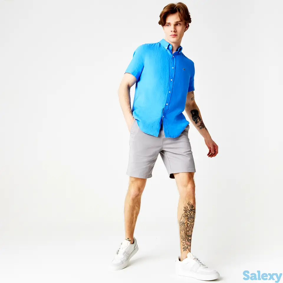 Мужские шорты lacoste slim fit, фотография 1