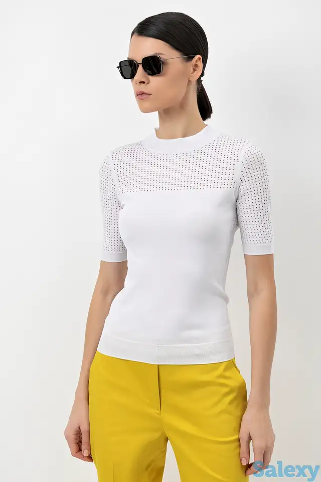 Джемпер в белом цвете vassa&co, фотография 1