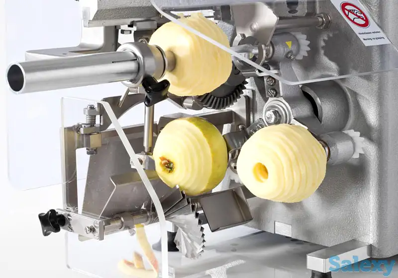 Машина для чистки, нарезания, удаления сердцевины яблок 70-100 кг/час, фотография 3