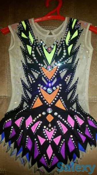 Купальник для художественной гимнастики на 7-9лет, фотография 1