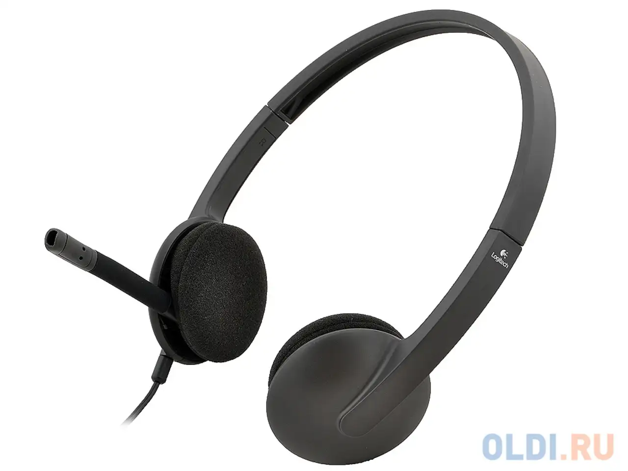 Гарнитура logitech stereo headset h340 черный 981-000475/981-000509, фотография 1