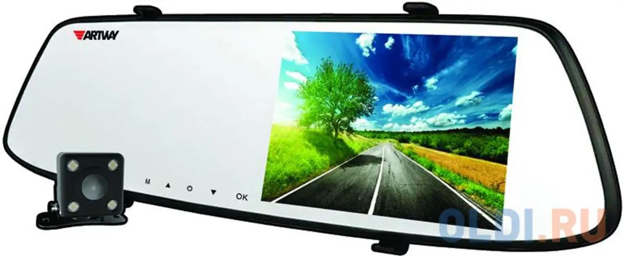 Видеорегистратор artway av-604 3 в 1 (2 камеры, parkassist, super hd), фотография 1