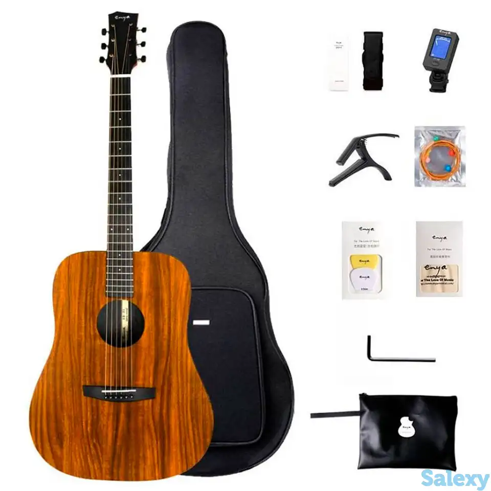 Электро-акустическая гитара enya ed-x1/eq, фотография 1