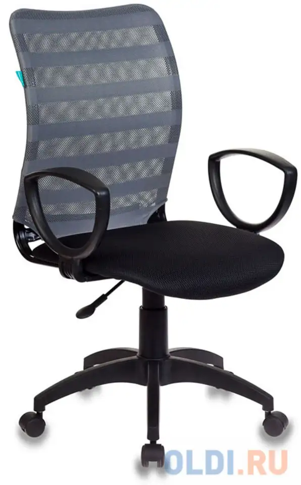 Кресло бюрократ ch-599axsn/32g/tw-11 спинка сетка серый tw-32k03 сиденье черный tw-11, фотография 1