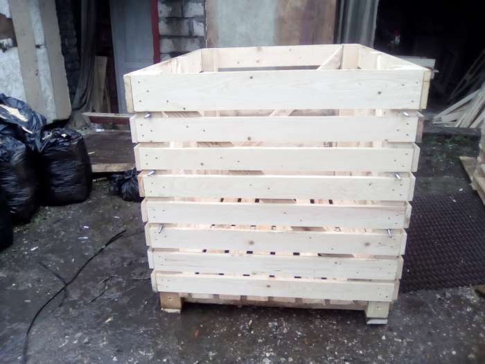 Контейнеры овощные деревянные, фотография 1