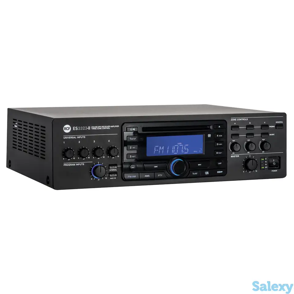 Микширующий усилитель с плеером rcf es 3323-mkii, фотография 1