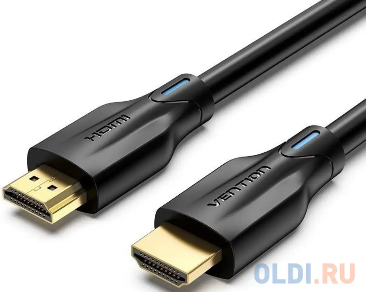 Кабель vention hdmi ultra high speed v2.1 with ethernet 19m/19m -, фотография 1