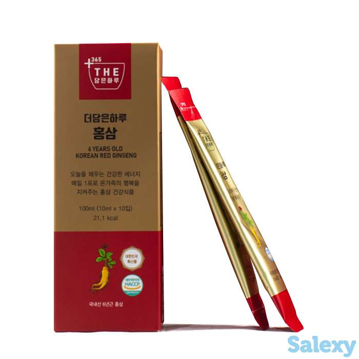 Женьшень питьевой в стиках joylife the dam-eun halu 6 year old korean red ginseng (10 шт.), фотография 1