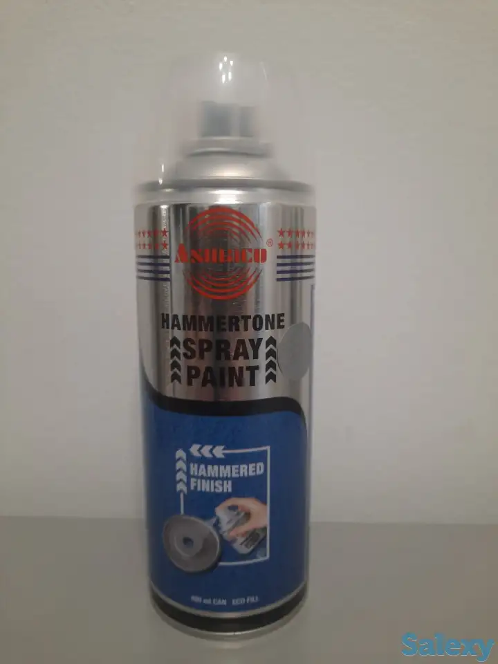 Аэрозольная краска молотковый эффект Asmaco Зеленый,Cеребро,Серый,Коричневый, фотография 2