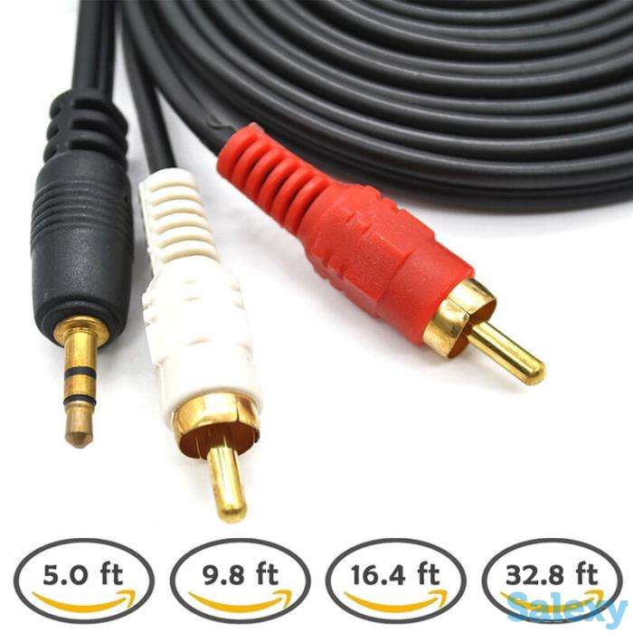 Продам AV – 2RCA (тюльпан) кабель 2,5м для подключения различных аудиоустройств, фотография 1