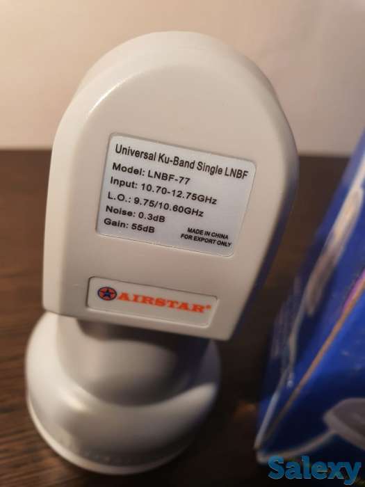 Спутниковая Lnb Ku Band 1 выход, конвертер,пушка на отау универсальная, фотография 2