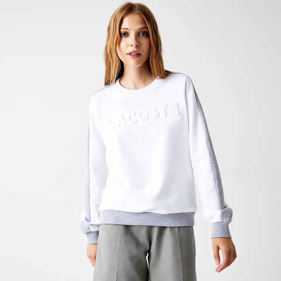 Женская толстовка lacoste с кругрым воротом, фотография 1