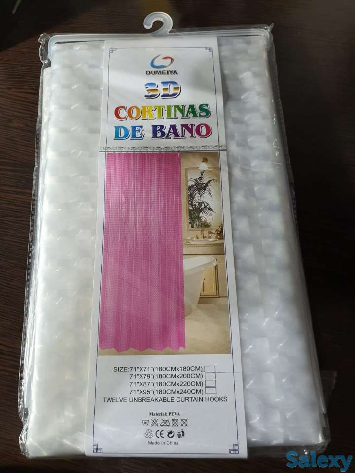 Абстрактные Стильные Шторки для душа и ванны, фотография 11