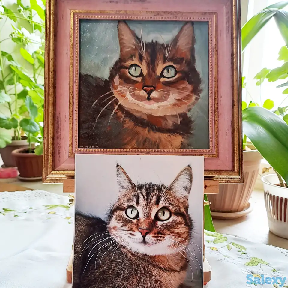 Напишу живописный портрет вашего питомца или вас вместе!, фотография 4