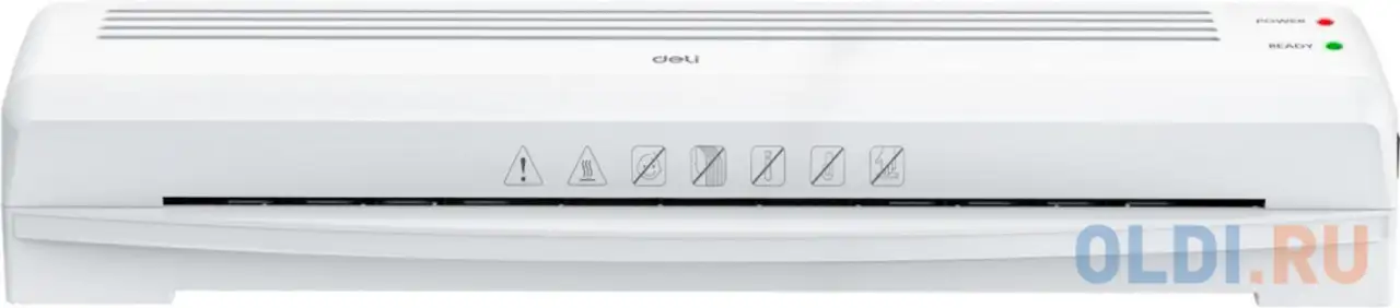 Ламинатор deli e14379 белый a3 (80-125мкм) 32см/мин хол.лам. лам.фото реверс, фотография 1