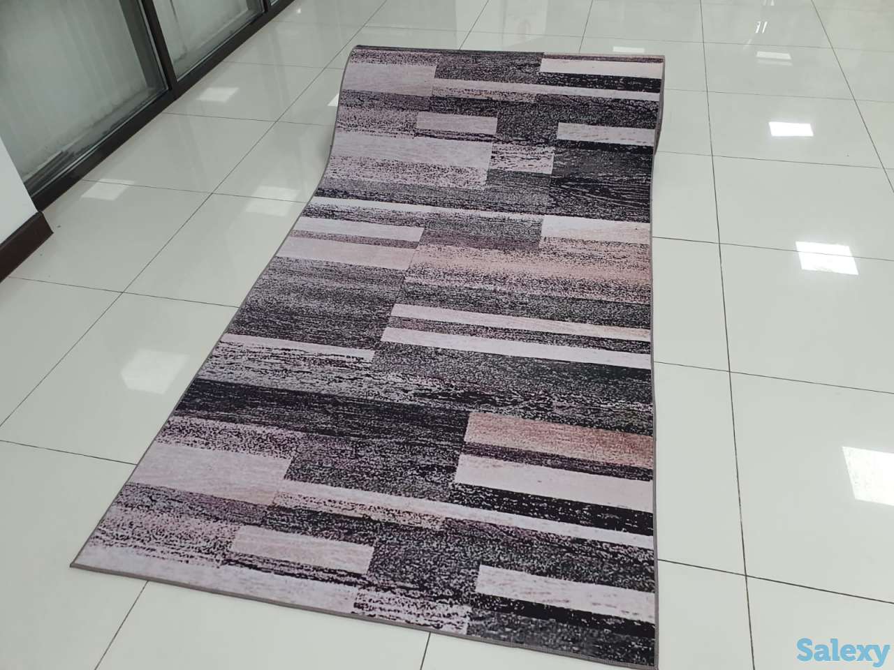 Ковровая дорожка с модными потертостями Тренд ковер коврик 120см, фотография 3