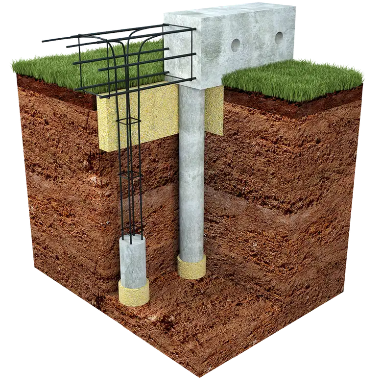 Изготовление буронабивных свай, размер: 400; 500; 550... мм, фотография 1