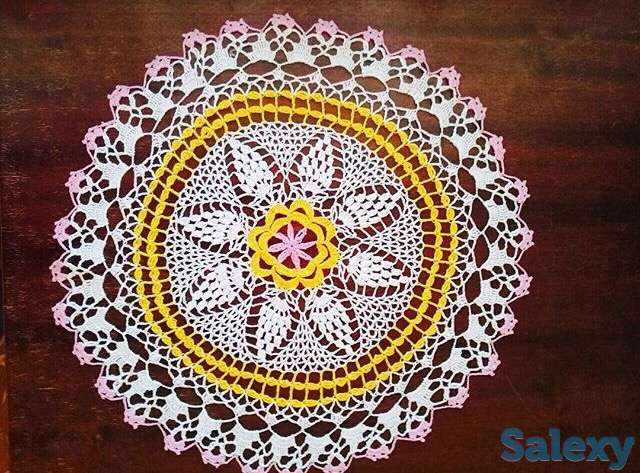 Продаю вязаные салфетки, фотография 1