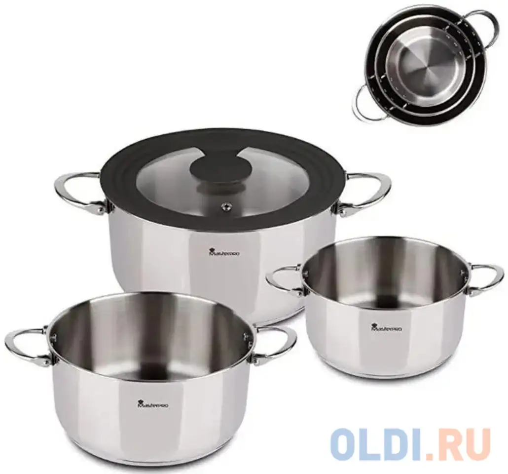 Набор посуды 4 items bgmp-2160 bergner, фотография 1