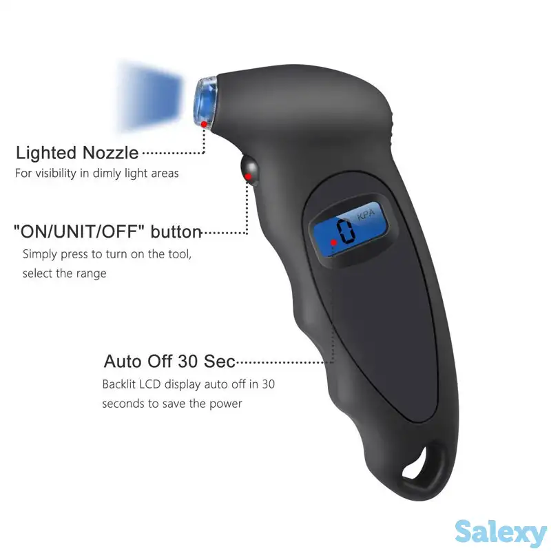 Цифровой автомобильный манометр., фотография 3