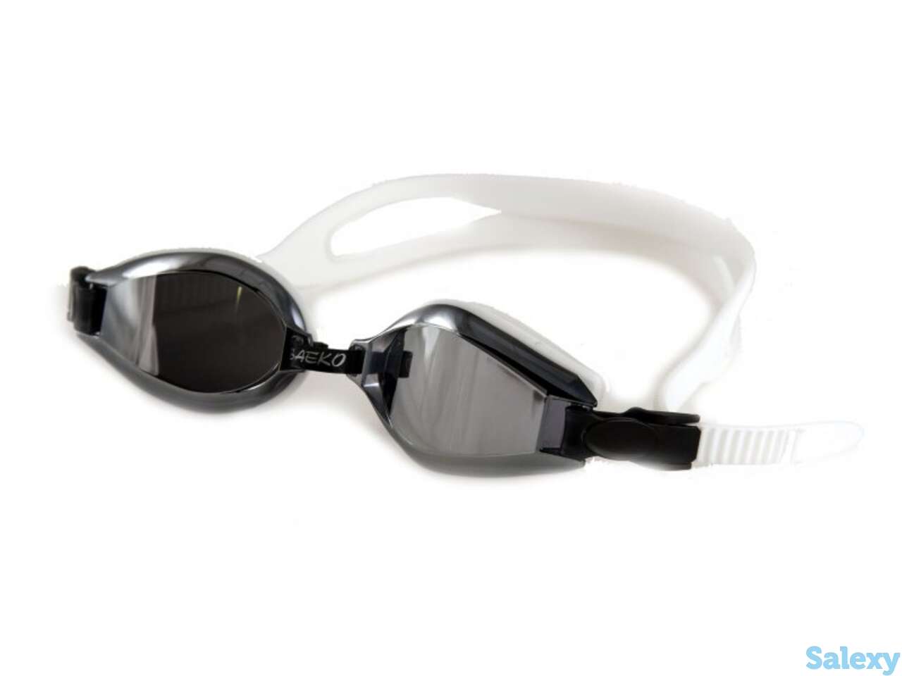 Очки для плавания saekodive s29 белые (серые линзы), фотография 1