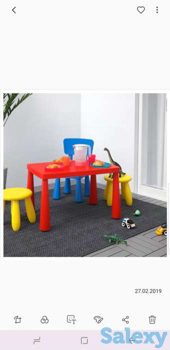 Стол маммут икеа, фотография 1