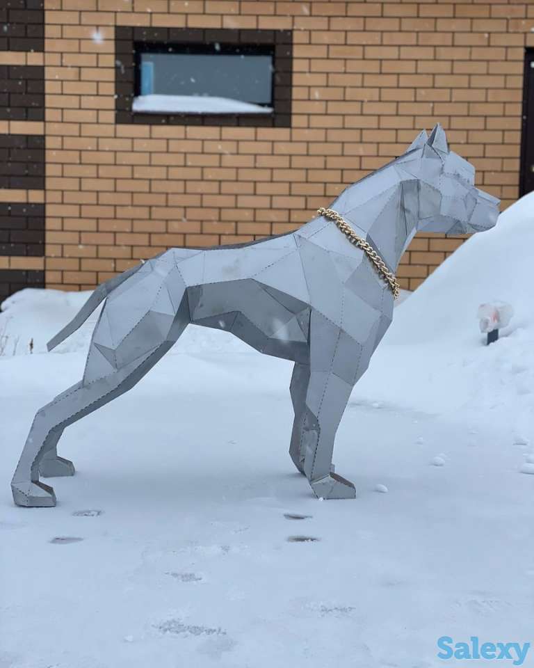 Полигональные фигуры из металла, готовые и на заказ., фотография 5