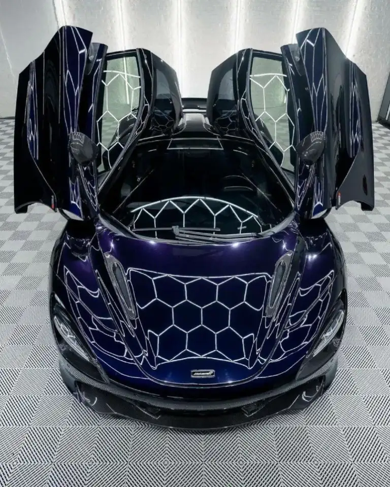 Освещения в виде сот модульное для магазина, фотография 1