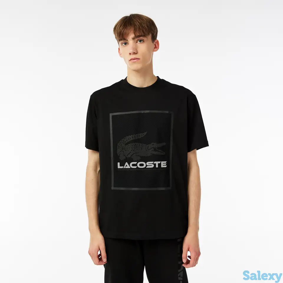 Мужская хлопковая футболка lacoste, фотография 1