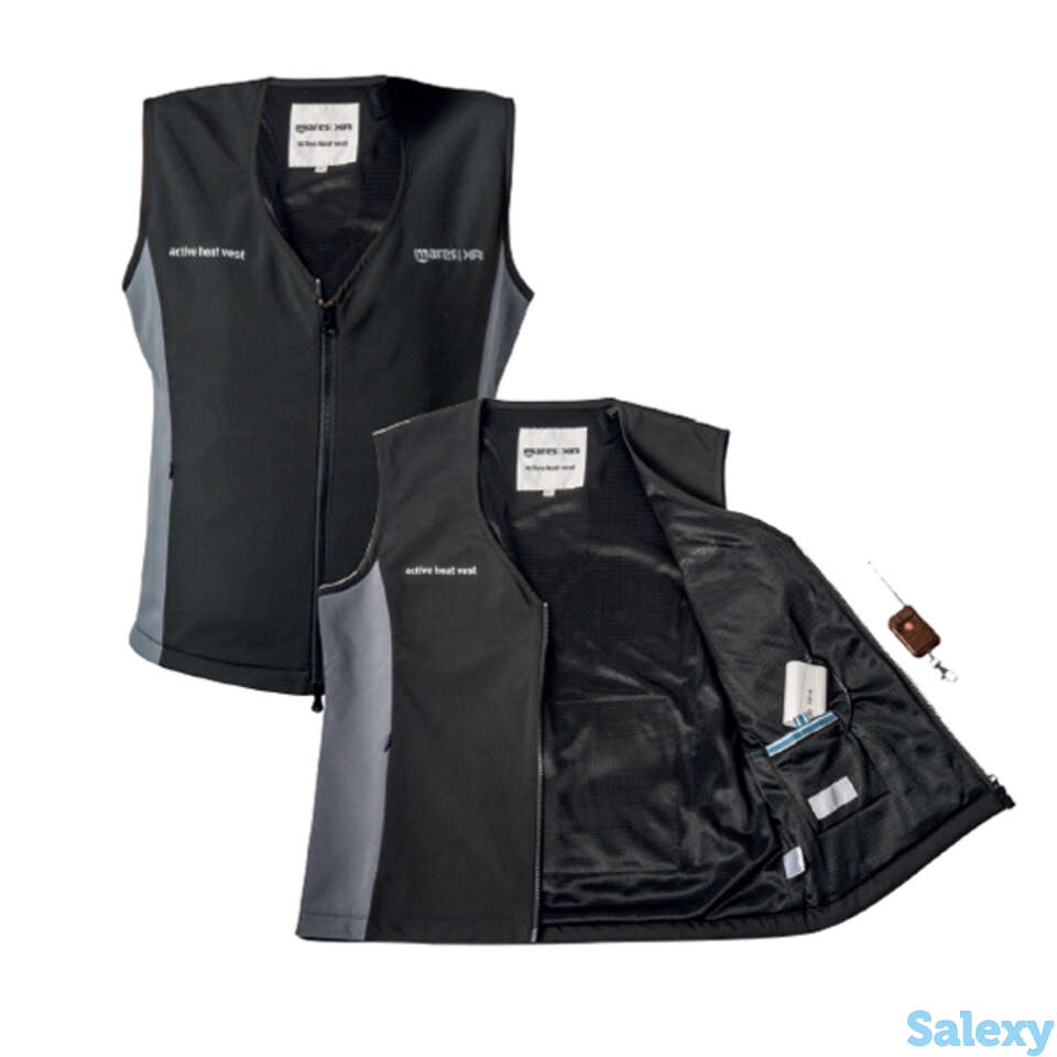 Жилет электроподогрева для сухого гидрокостюма active heating, mares xr - [98-104см], аккумулятор 2600mah, 7.4v, фотография 1